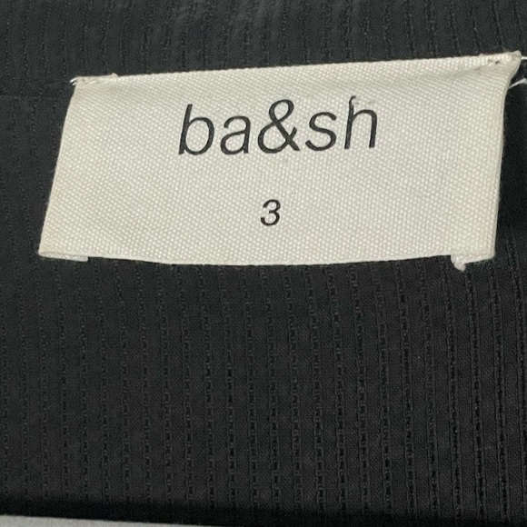 ba&sh Lightweight Hooded Black Long sleeve Flowy dress. Size Large - Picture 7 of 10